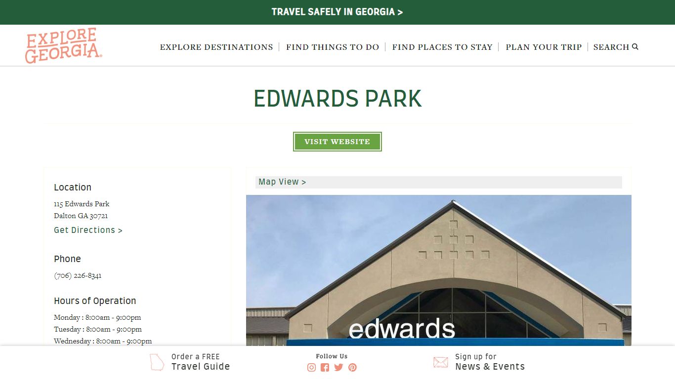 Edwards Park | Official Georgia Tourism & Travel Website | Explore ...