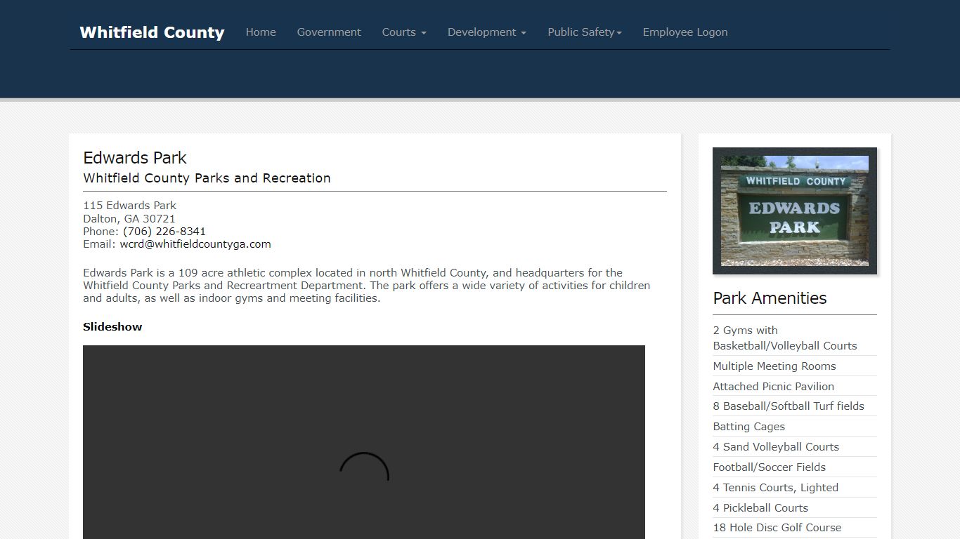 Edwards Park - smtp.whitfieldcountyga.com